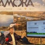 El vicepresidente primero de la Diputación de Zamora y diputado de Educación, Cultura y Turismo en Zamora , Víctor López Victor Lopez de la Parte, presenta la oferta de la provincia en Naturcyl