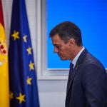 El presidente del Gobierno en funciones, Pedro Sánchez