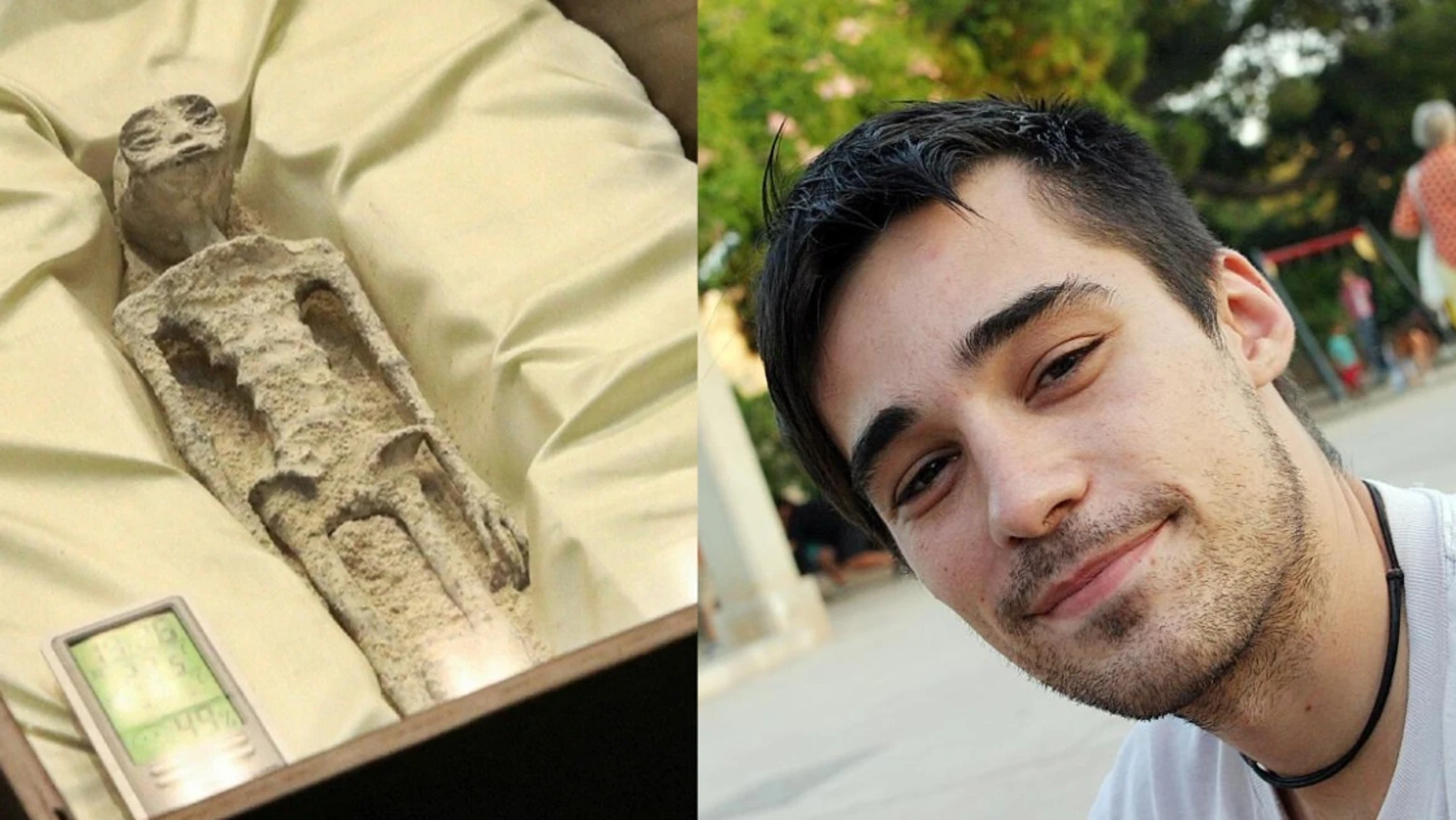 Jordi Cruz ha presentado a los «artemaníacos» su propia versión del «cadáver extraterrestre»