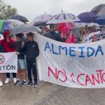 Vecinos de Montecarmelo protestan contra el canton