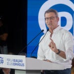Feijóo preside un acto en Santiago de Compostela 
