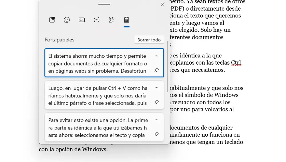 Así se ve el recuadro que aparecerá en el documento
