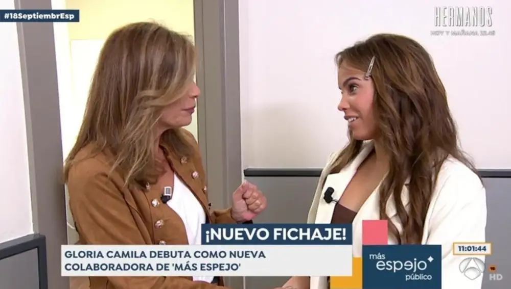 Gloria Camila, nueva colaboradora de "Espejo Público"