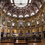 Economía/Bolsa.- El Ibex 35 amanece a la baja (-0,11%) pero mantiene los 9.500 puntos en la semana de la Fed