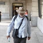  Juan Lanzas a su llegada a la Audiencia de Sevilla