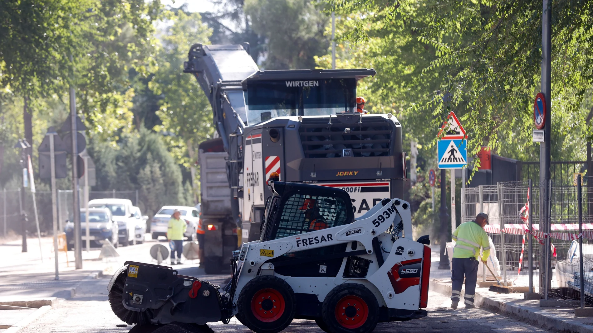 Última "operación asfalto", realizada el pasado agosto
