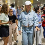 Las jugadoras de la selección llegan en tandas a Oliva