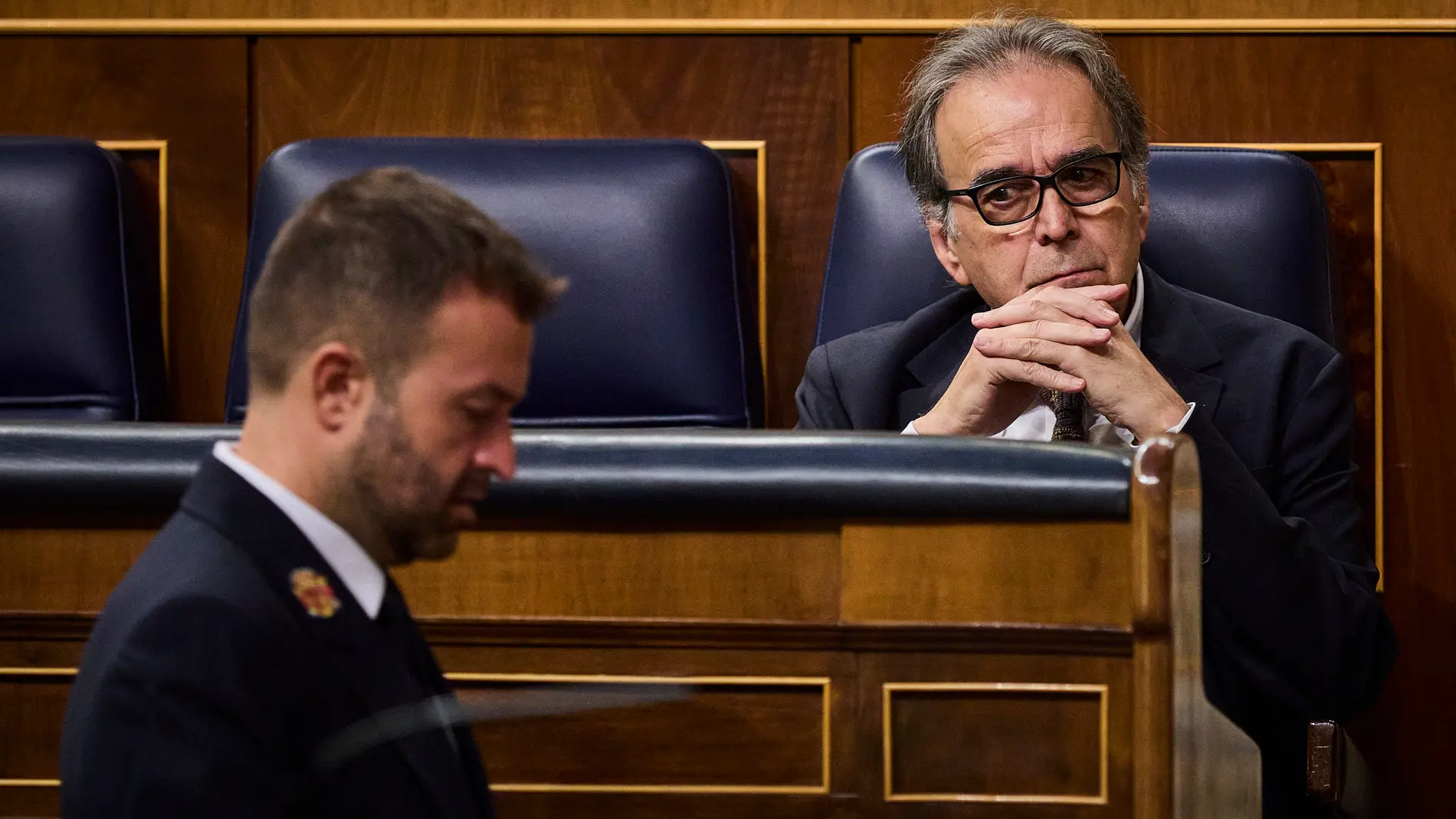 El ministro de Universidades Joan Subirats antes del comienzo del pleno celebrado este jueves en el Congreso de los Diputados en Madrid. La nueva ley del sistema universitario pasa este jueves el primer examen en el Congreso con la votación de las enmiendas de totalidad del PP, Vox y Junts, que entienden que la norma remitida por el Gobierno no ofrece una financiación adecuada y no dibuja el modelo de educación superior que necesita el país