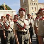 La princesa Leonor da un paso más en su formación militar con la entrega del sable de cadete
