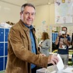 Juan Espadas en una foto de archivo durante las últimas elecciones