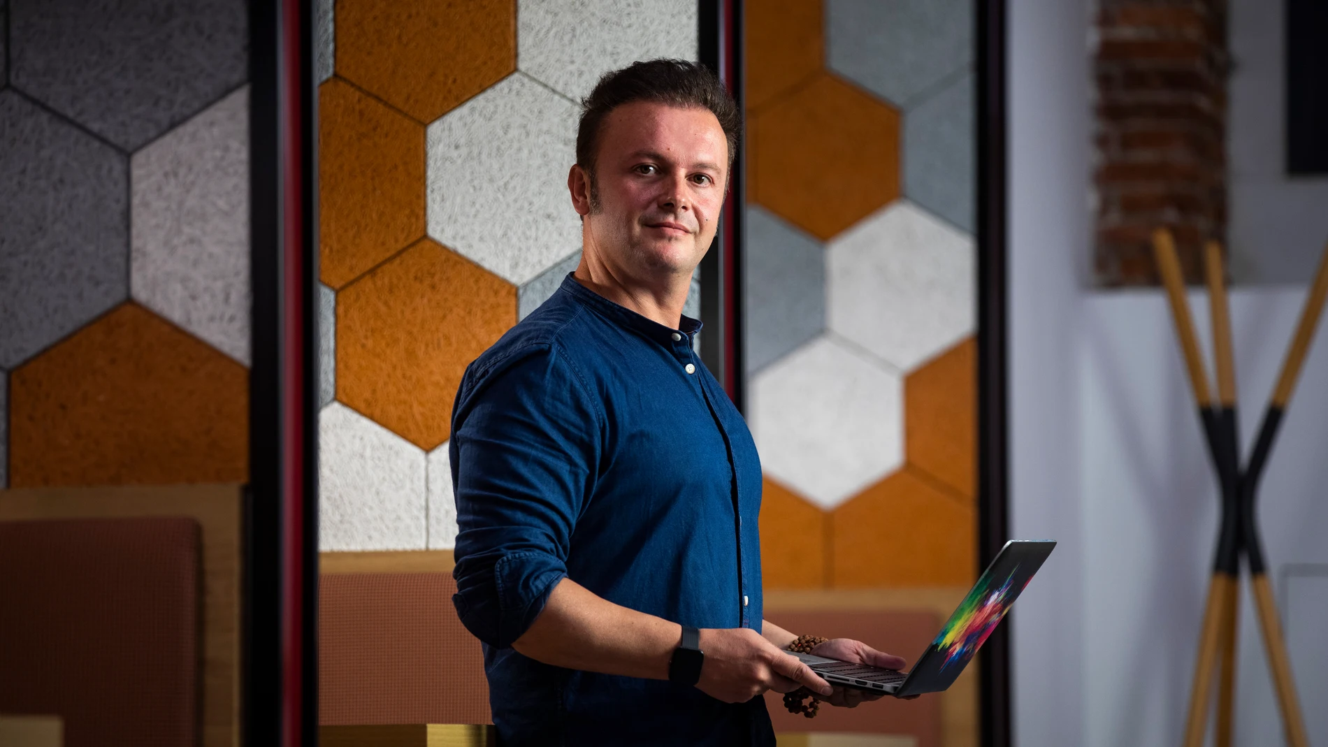 Iván Martínez, creador de Open Mind, terapia psicológica on line. © Jesús G. Feria.