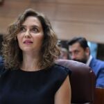 MADRID.-Ayuso arremete contra Sánchez por "tragar con todo": "Ponen a España de rodillas ante la corrupción independentista"