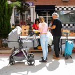 Reparto de alimentos de la Fundación Madrina