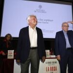 Presentacion del libro de Alfonso Guerra, La Rosa y Las Espinas, con la presencia de Felipe Gónzalez.