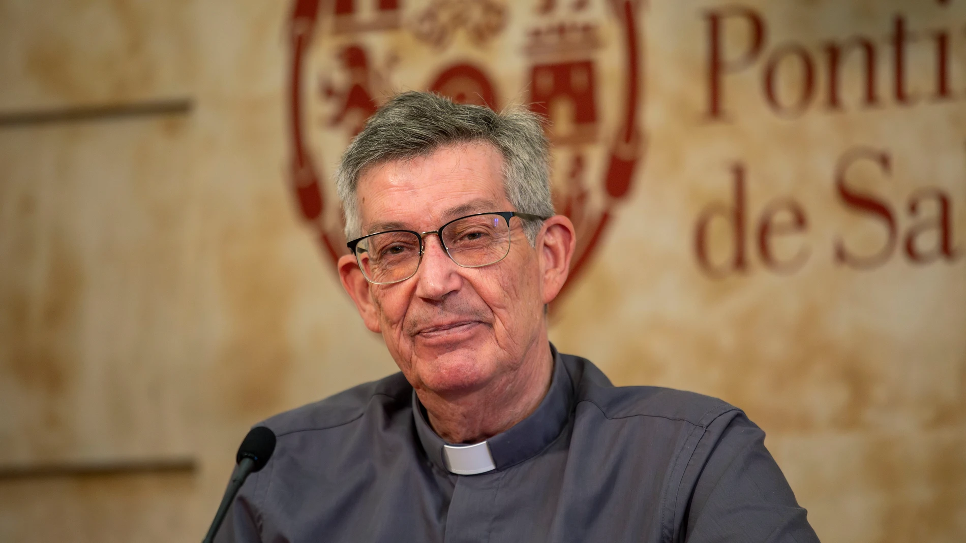 El nuevo rector de la Universidad Pontificia de Salamanca, Santiago García-Jalón de la Lama