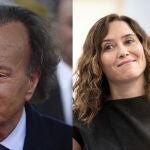 Ayuso felicita el cumpleaños a Julio Iglesias