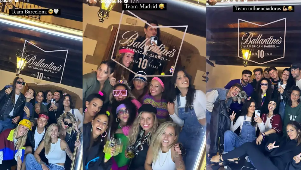 Alba Paul en su fiesta de cumpleaños