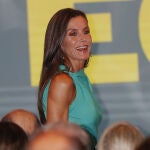 La Reina Letizia en unos premios en Madrid.
