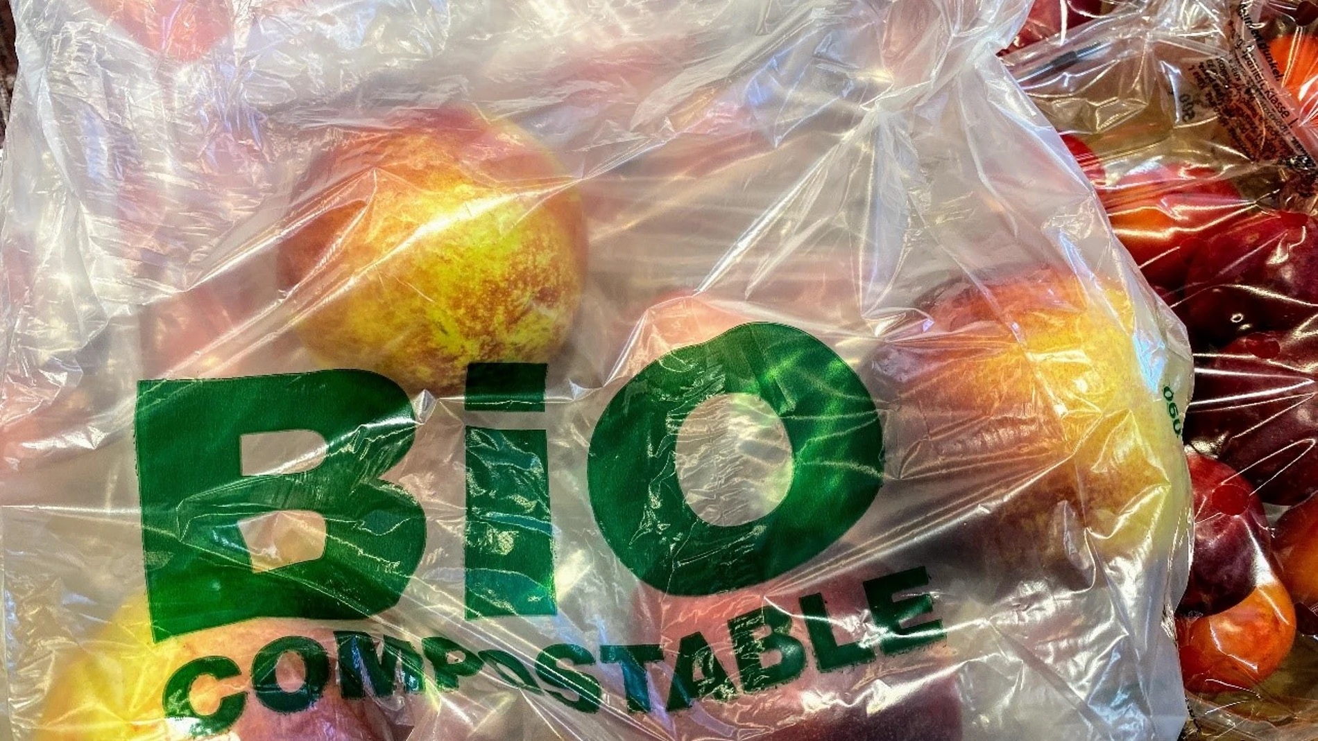 Las bolsas de plástico compostables