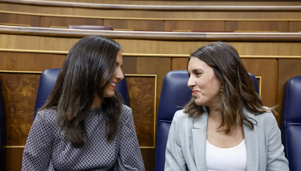 Irene Montero en el Congreso.