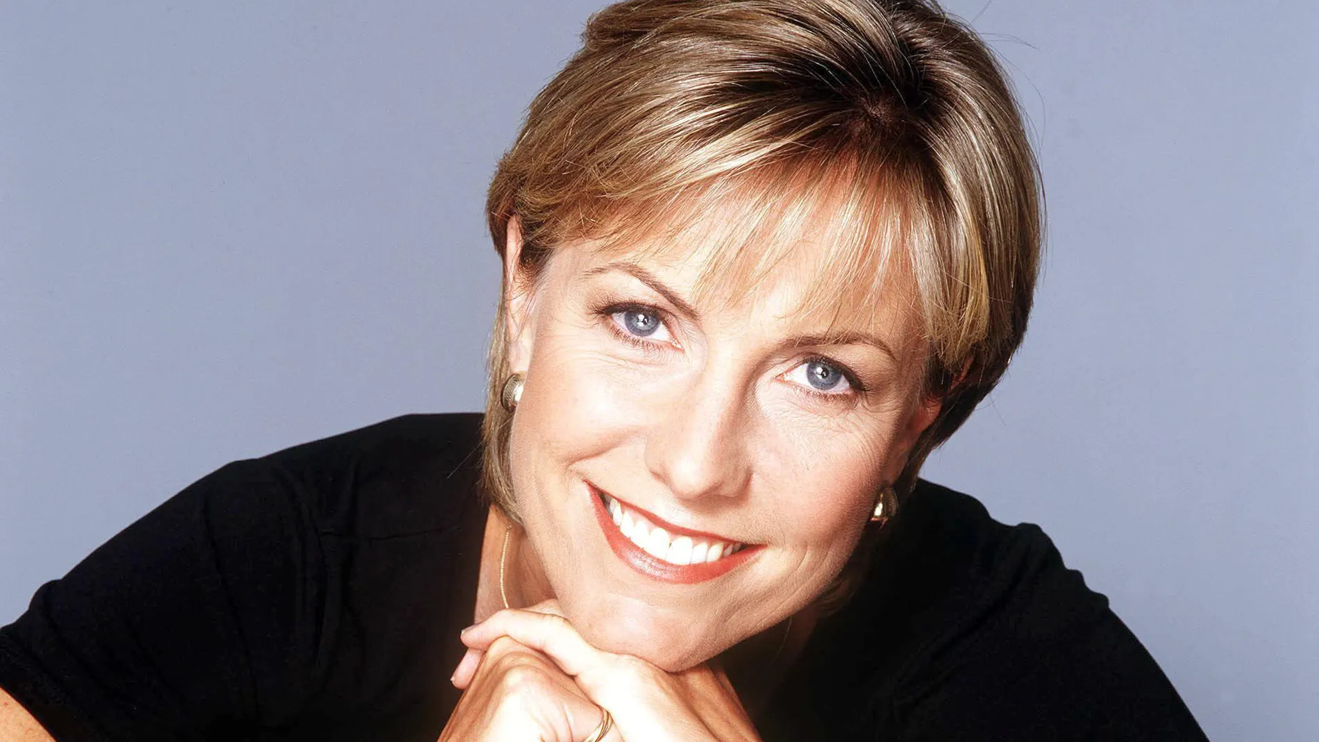 A file picture dated 15/3/00 of a BBC handout shows Jill Dando. The Old Bailey jury in the Jill Dando murder trial today, Monday 02 July 2001 announced its verdict of guilty on suspect Barry George, 41, unemployed from south west London. George had denied murdering Miss Dando on April 26 1999. The TV presenter was shot through the head in the doorway of her home in Gowan Avenue, Fulham.