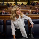 Yolanda Diaz (Sumar) Segunda Jornada del pleno sesión de Investidura en el Congreso de los Diputados. © Alberto R. Roldán / Diario La Razón. 27 09 2023