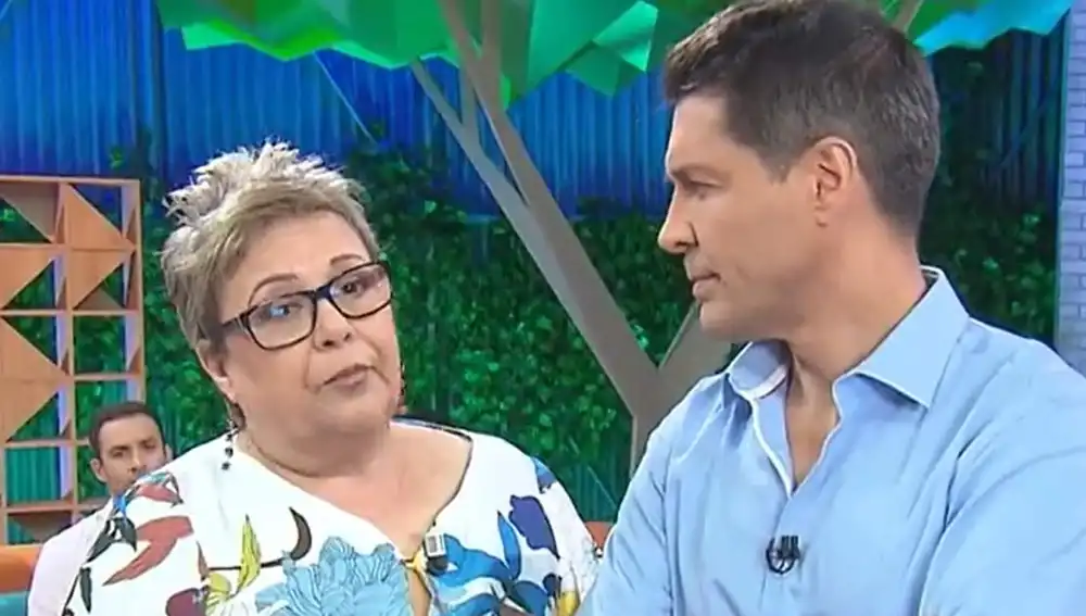 Pepa Jiménez con Jaime Cantizano