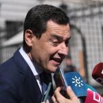 El presidente de la Junta de Andalucía, Juanma Moreno