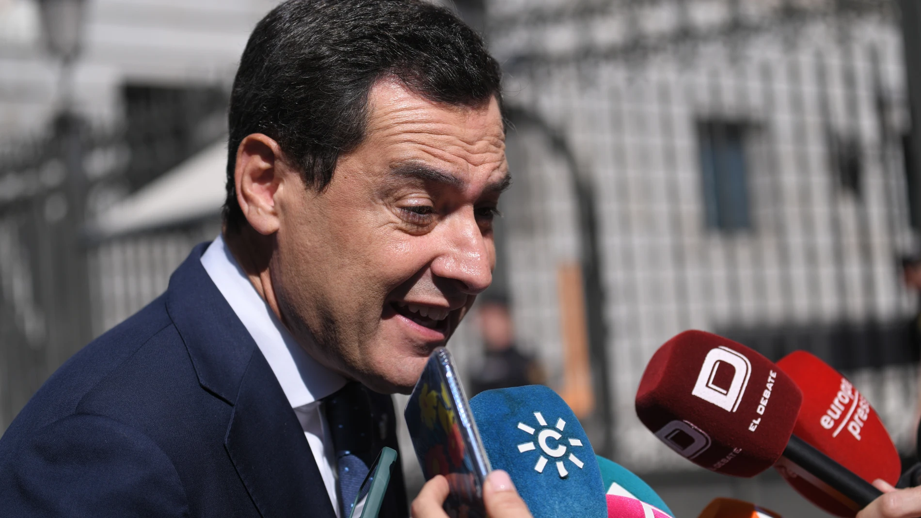 El presidente de la Junta de Andalucía, Juanma Moreno