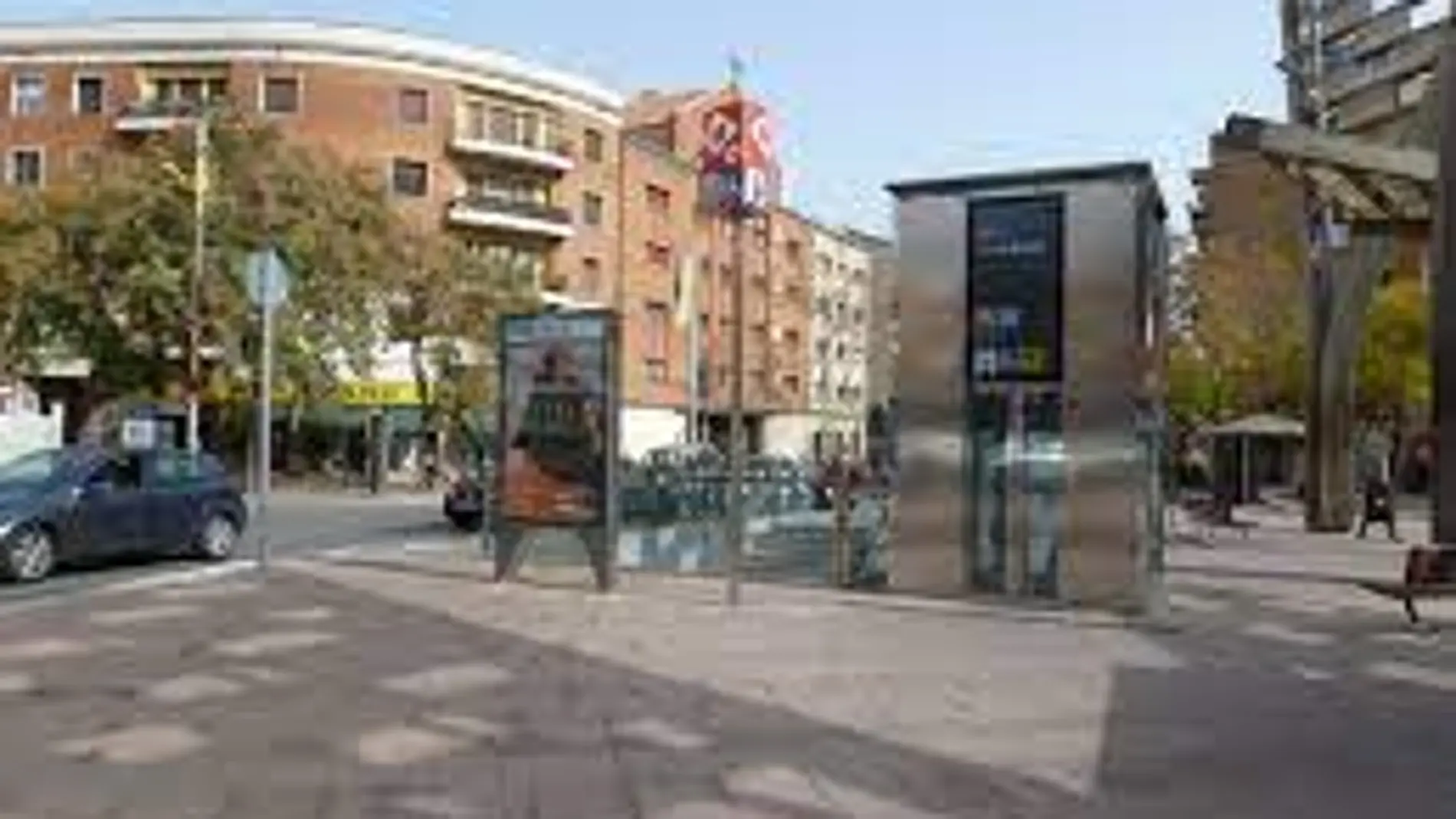 Plaza Virrei Amat, en Barcelona