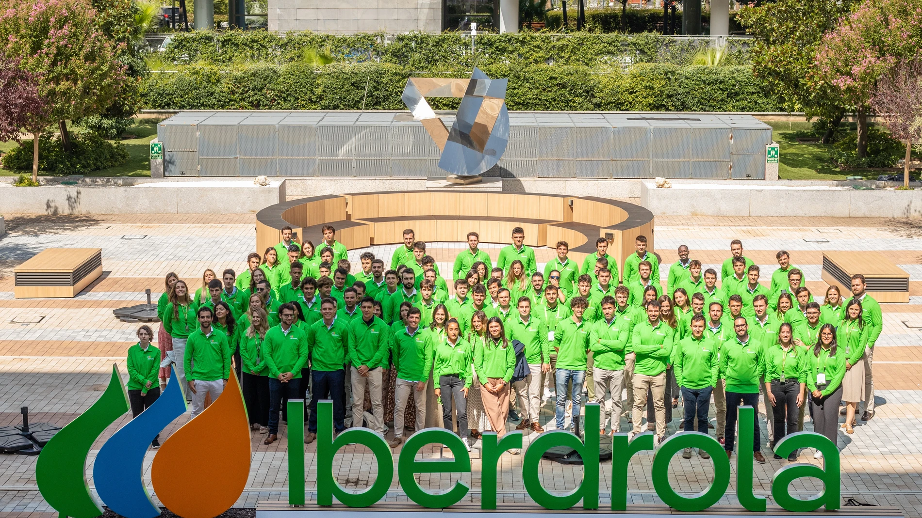 Los integrantes del Programa Graduate, en las instalaciones de Iberdrola