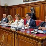 Armisén durante un pleno de la Diputación de Palencia