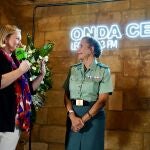 La consejera Isabel Blanco junto a María Lourdes Ramírez Muñoz, Premio Mujer Leonesa que concede Onda Cero