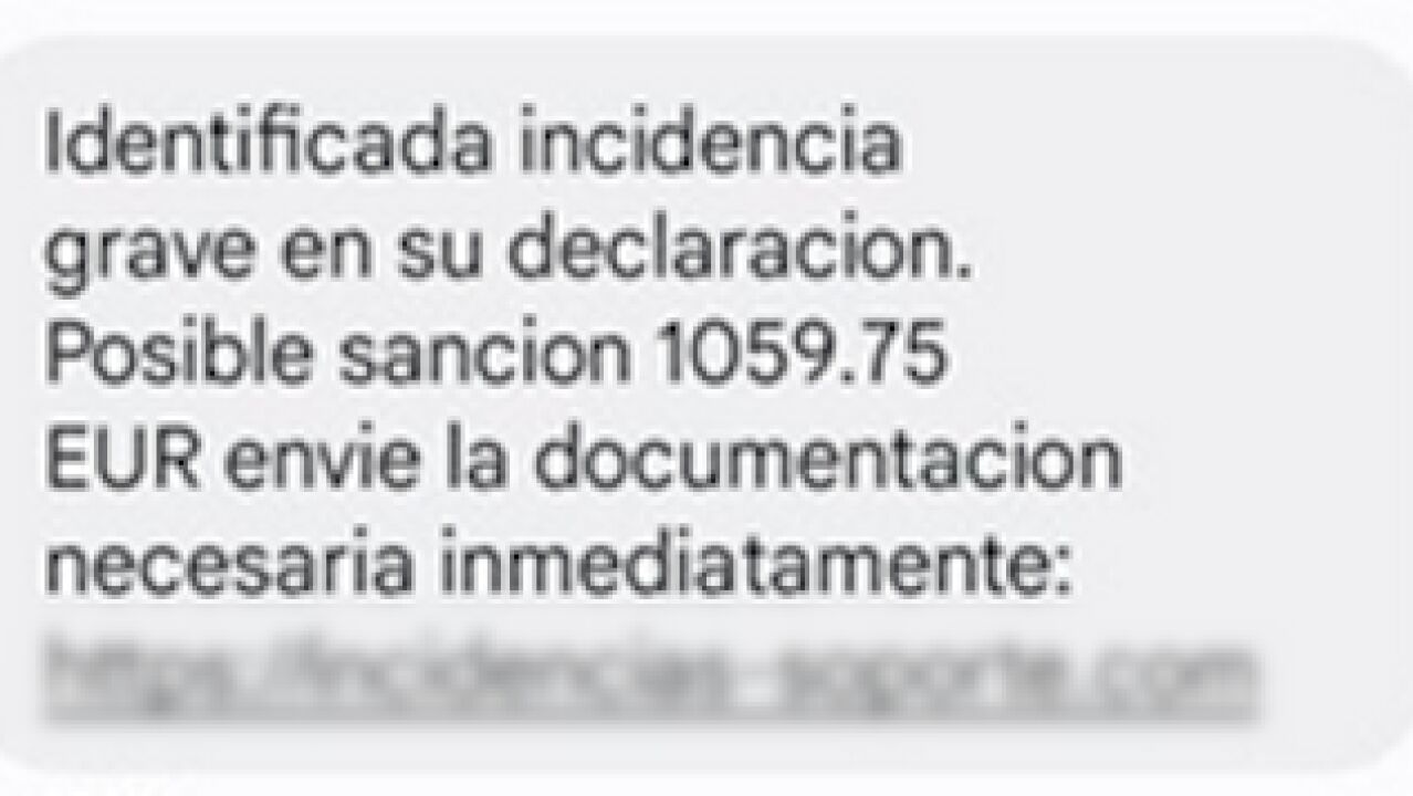 ¿Le ha llegado un SMS de la Agencia Tributaria? Cuidado, podría ser una ...