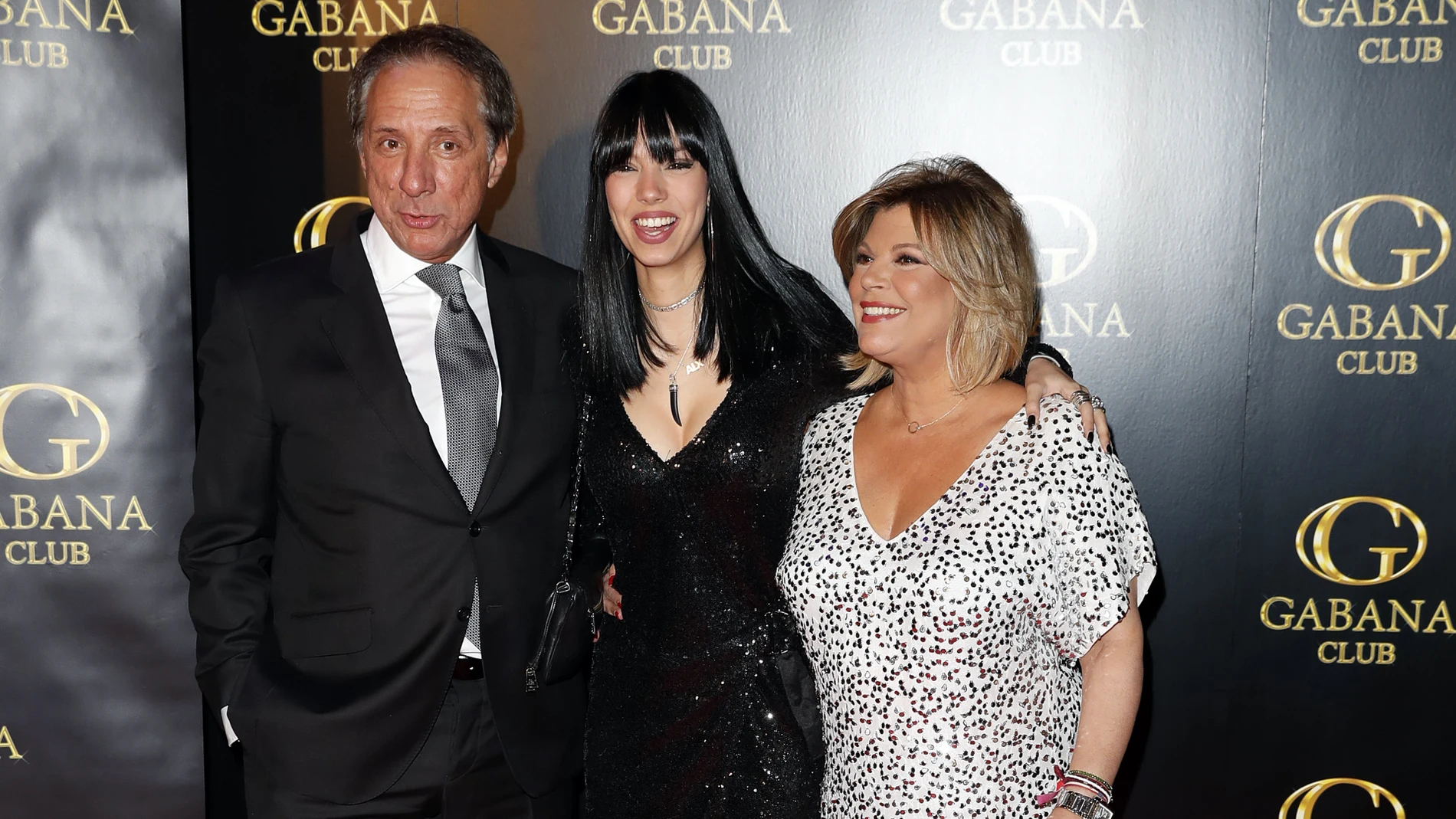 Terelu Campos, Alejandro Rubio y su hija Alejandra