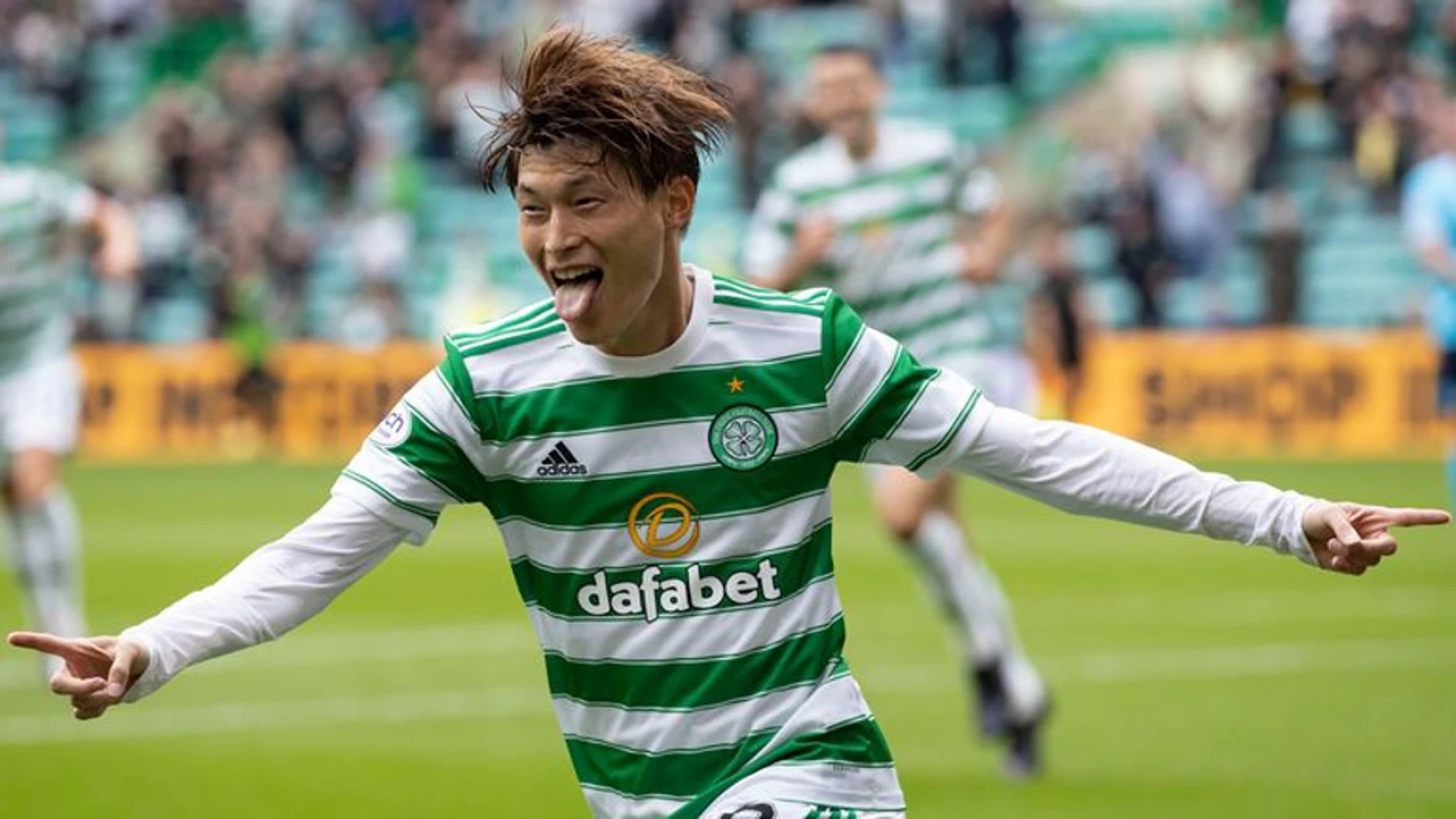 Kyogo Furuhashi con el Celtic