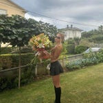Ester Expósito, en Viveiro (Lugo) el pasado verano