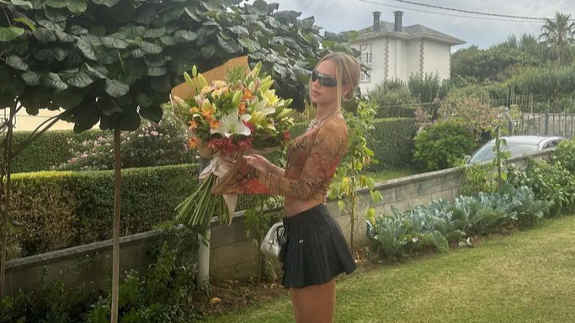Ester Expósito, en Viveiro (Lugo) el pasado verano