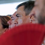 Pedro Sánchez participa en un acto del PSOE en la Rinconada