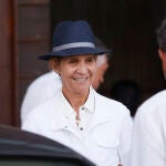 La Infanta Elena con look masculino.