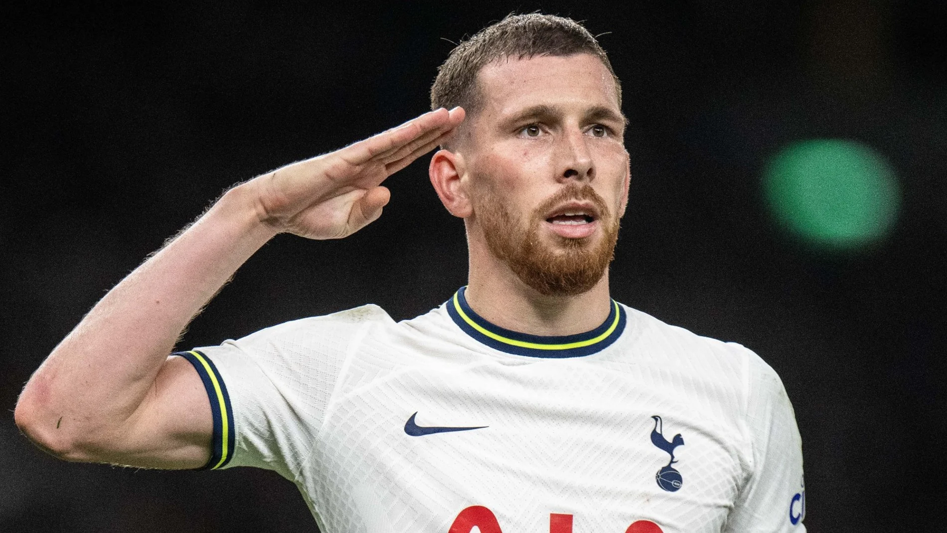 Pierre-Emile Hojbjerg con el Tottenham