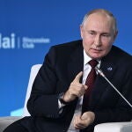 Russian president Putin takes part in Valdai Discussion Club plenary session in Sochi