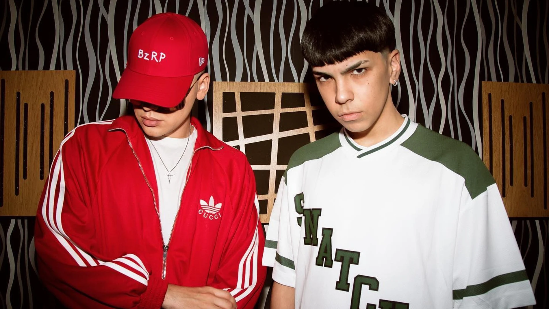 El productor argentino Bizarrap y el rapero Milo J