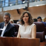 Díaz Ayuso, en la Asamblea de Madrid