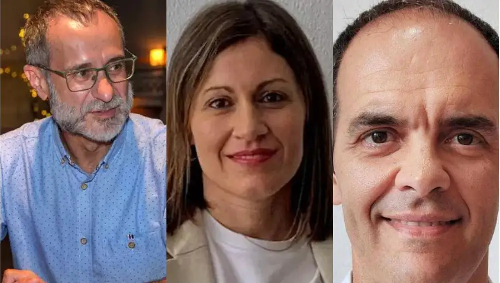 Esteve Crespo, Sara Martín y Francisco Briones