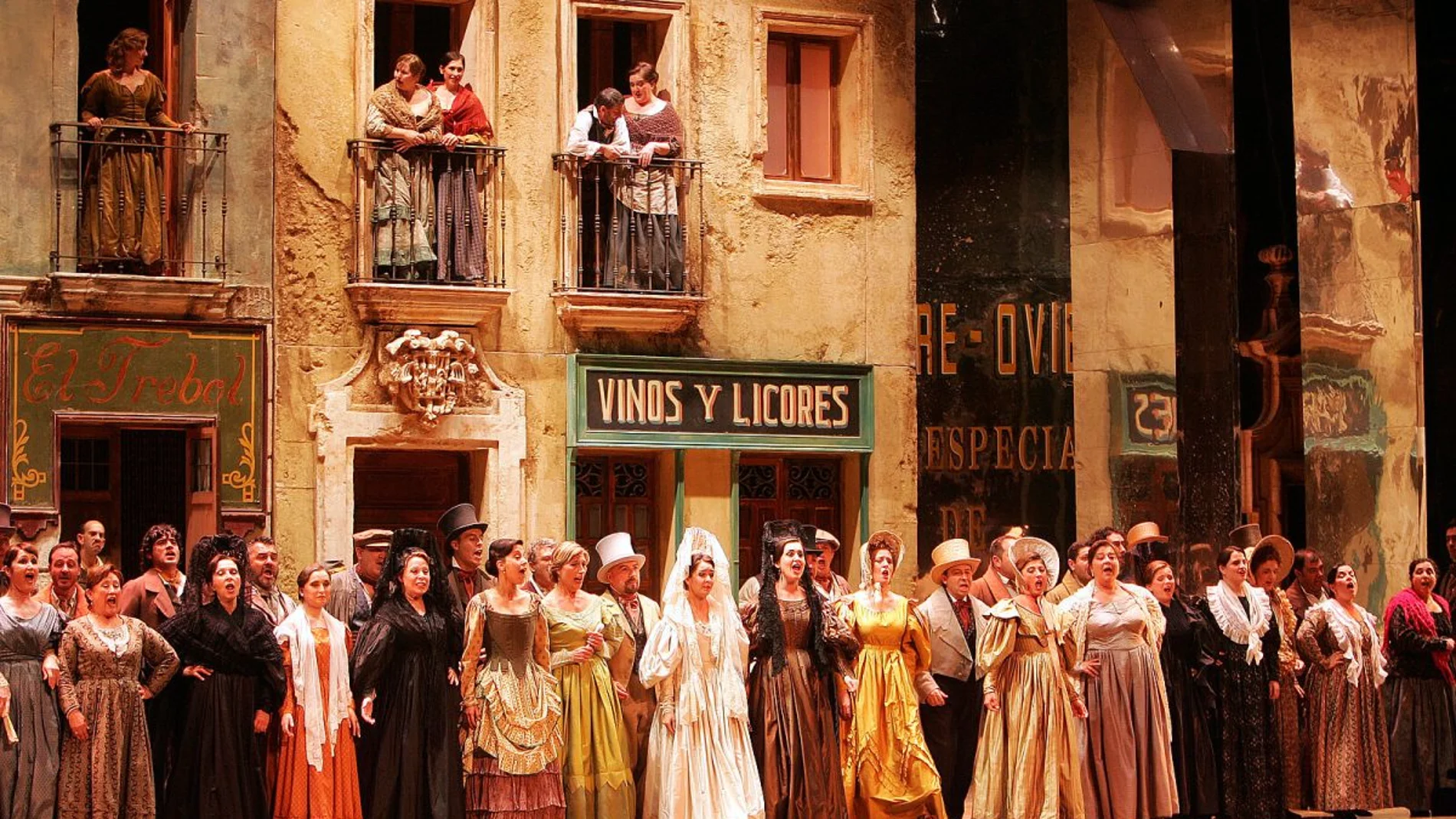 Una escena de "Doña Francisquita"
