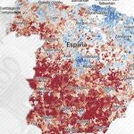 Mapa de renta en España