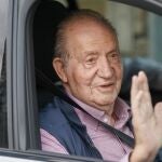 El rey Juan Carlos, en Sanxenxo, Pontevedra. 