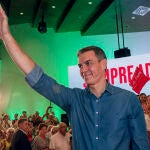 Acto del PSOE en Granada con Pedro Sánchez