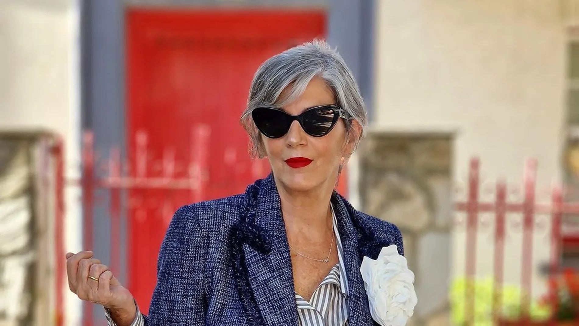 Carmen Gimeno con blazer de Zara.